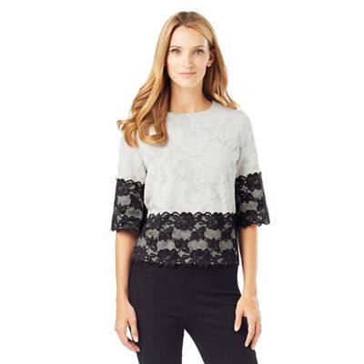 Phase Eight Jacquard Lace Top